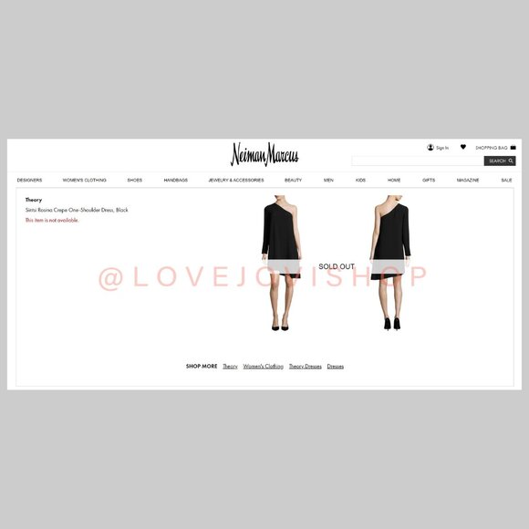 NYE Glam | Theory Red One Shoulder Shift Dress Crepe Party Cocktail New Year | S - Picture 3 of 12